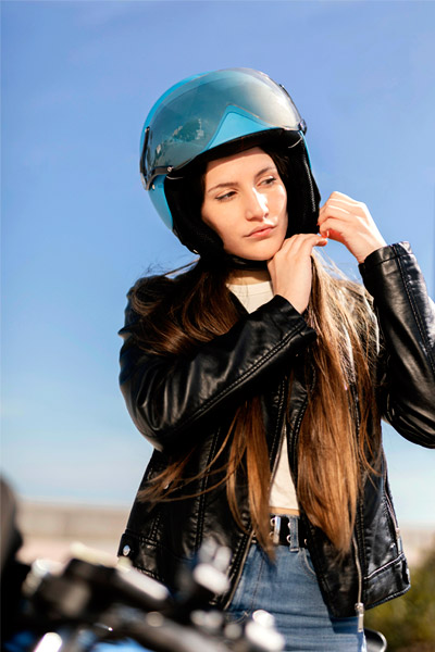 drive safely while protecting your hair from helmet related damage