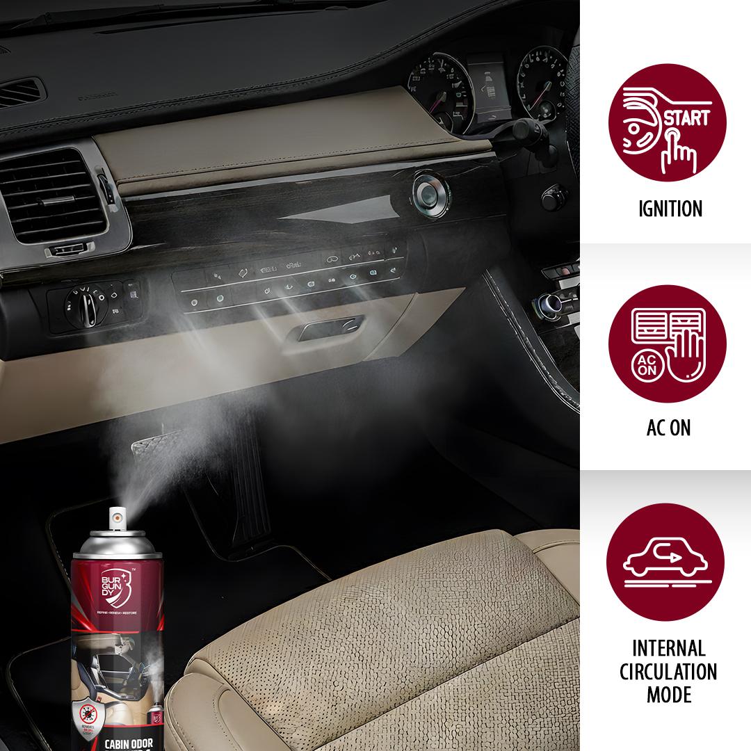 Burgundy™ cabin Odor Remover and Disinfectant