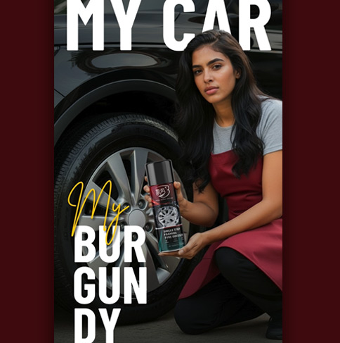 burgundy range of premium auto care products for my car