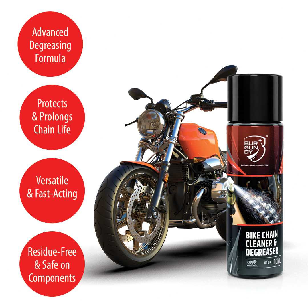 Burgundy™ Bike Chain Cleaner & Degreaser