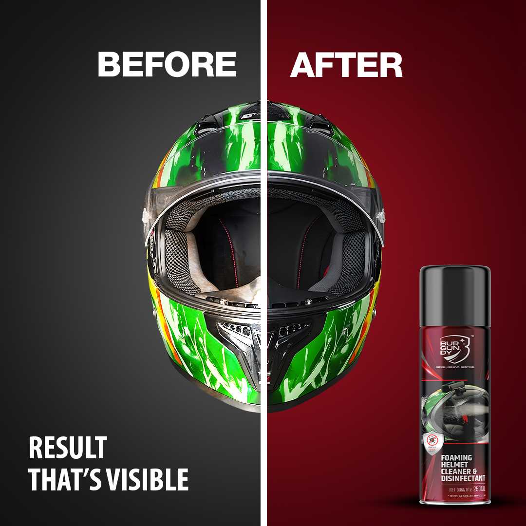 Burgundy™ Foaming Helmet Cleaner & Disinfectant